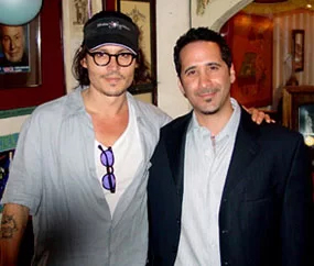David Minkin and Johnny Depp