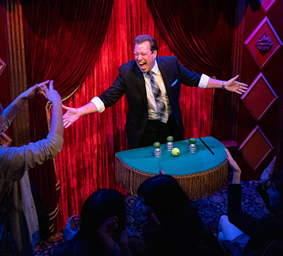 John Shryock Magician at Carnival of Illusion